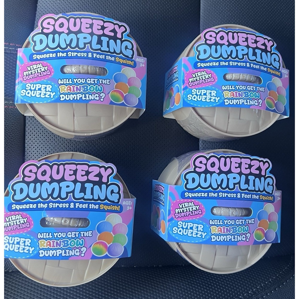 Lot Of 4 Squeezy Dumpling Viral Mystery OG TikTok Dumplings Outplay New SEALED